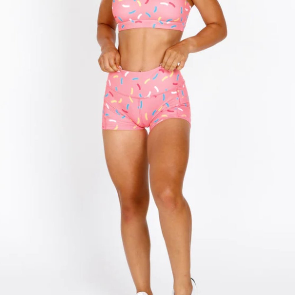 WOMEN'S DONUT SPRINKLE SHORTS